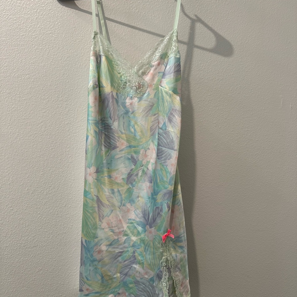 Victoria's Secret Pastel Floral Chemise